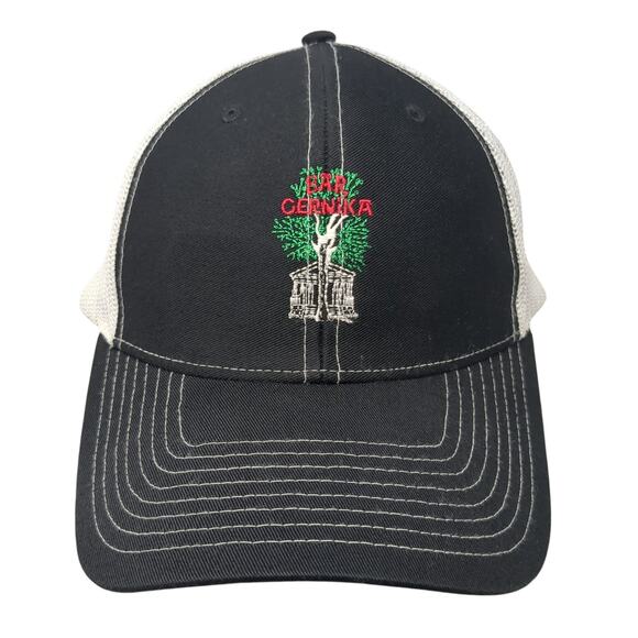 Bar Gernika Snapback Trucker Hat Black One Size Mesh Back Richardson - Picture 1 of 10